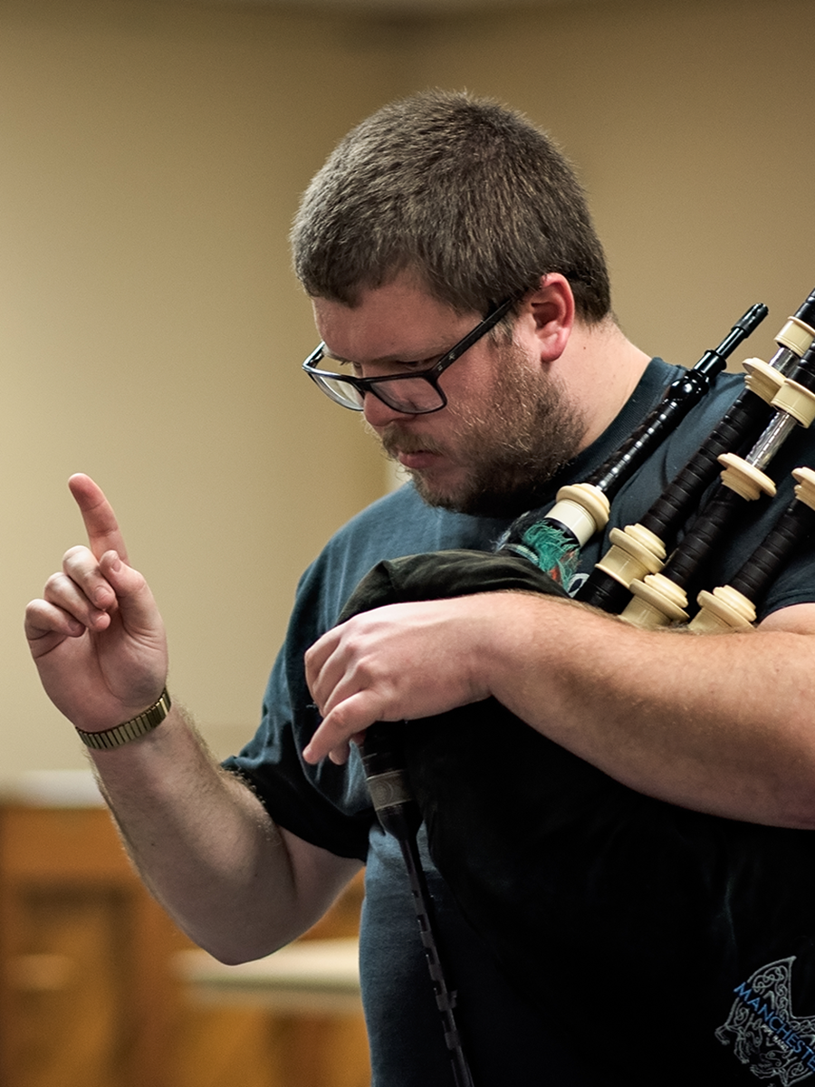 Pipe Major Dan Pisowloski